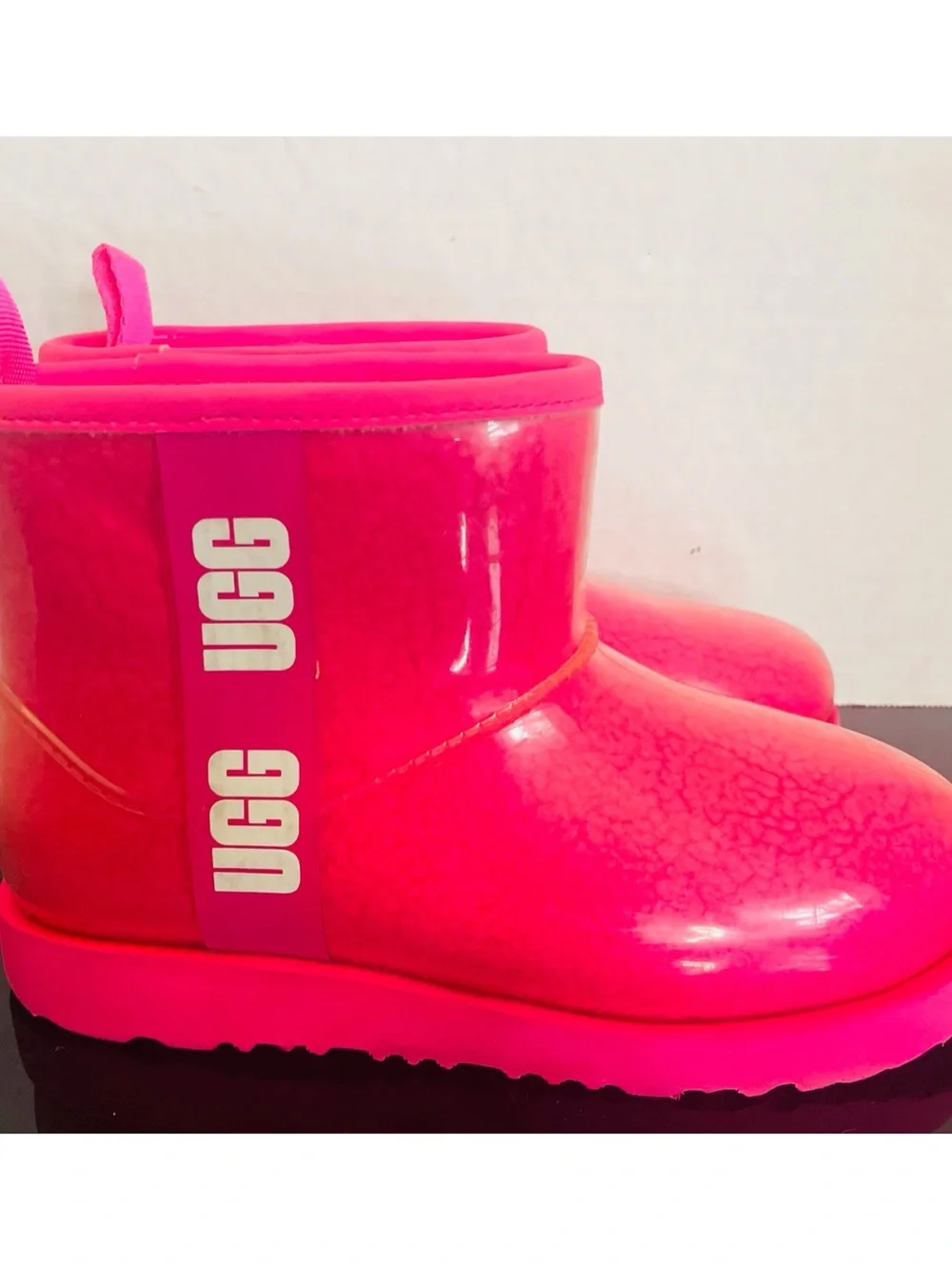 UGG Kids' Hot Pink Classic Rain Boots Size 3